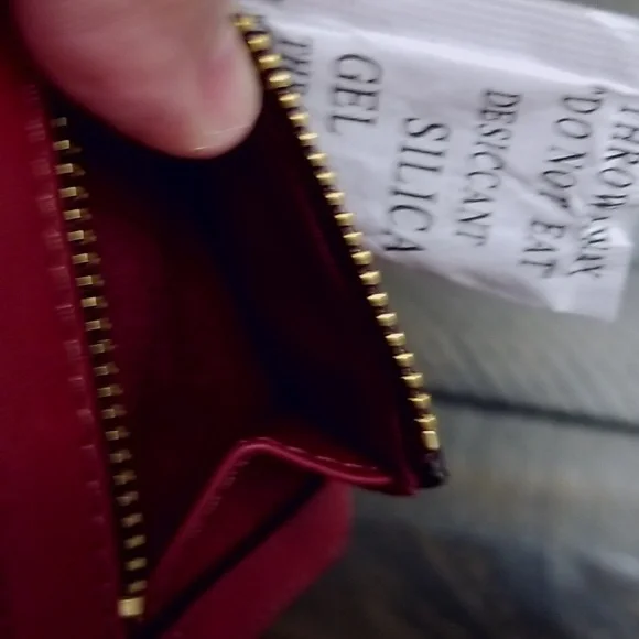 Fossil Emma Mini Wallet RFID Leather Multicolor Patchwork - Picture 5 of 15